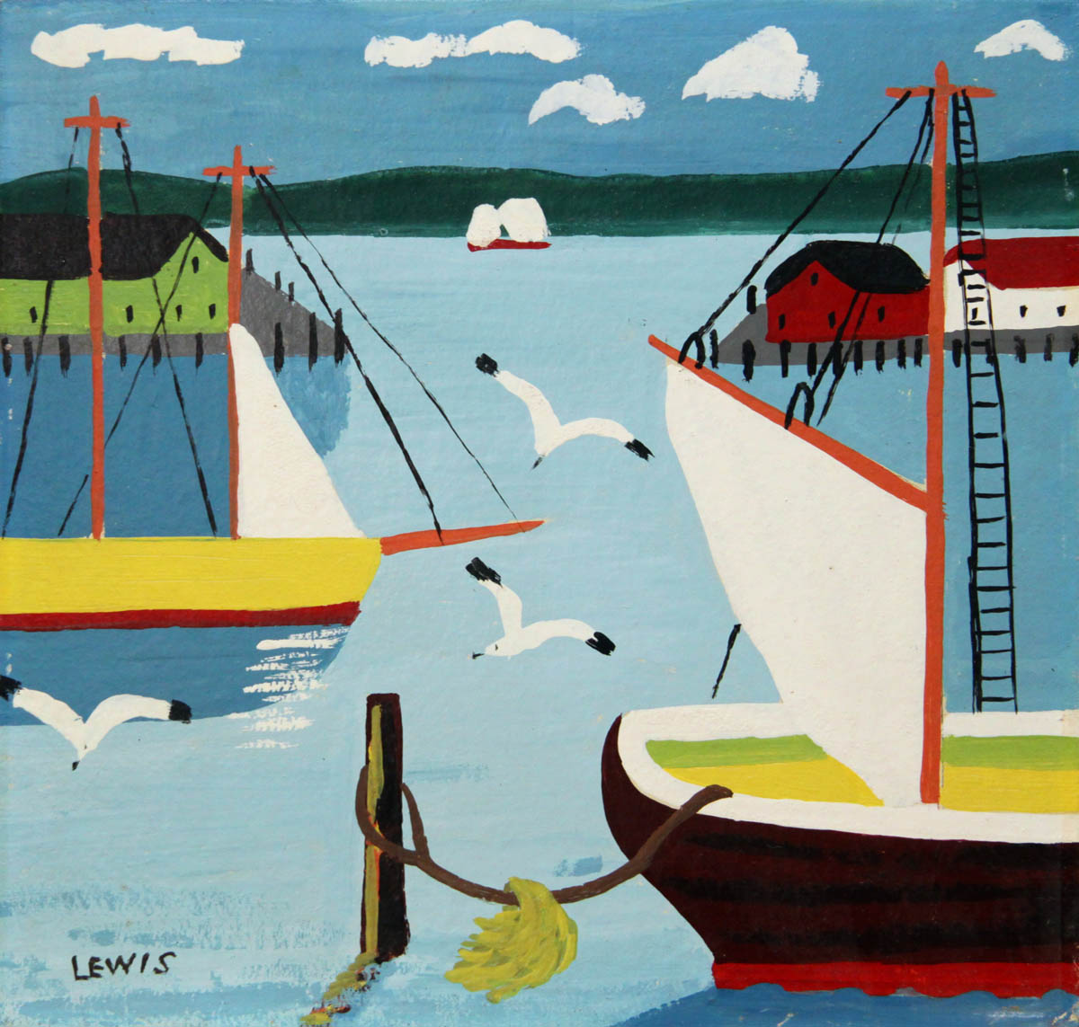 Harbour Scene Maud Lewis