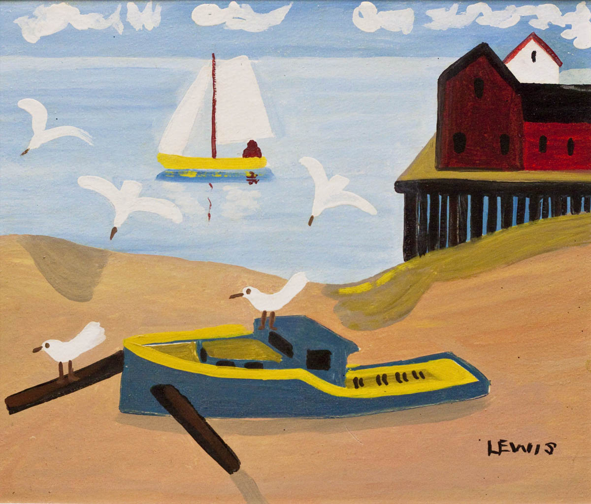 Low Tide Digby Harbour Maud Lewis