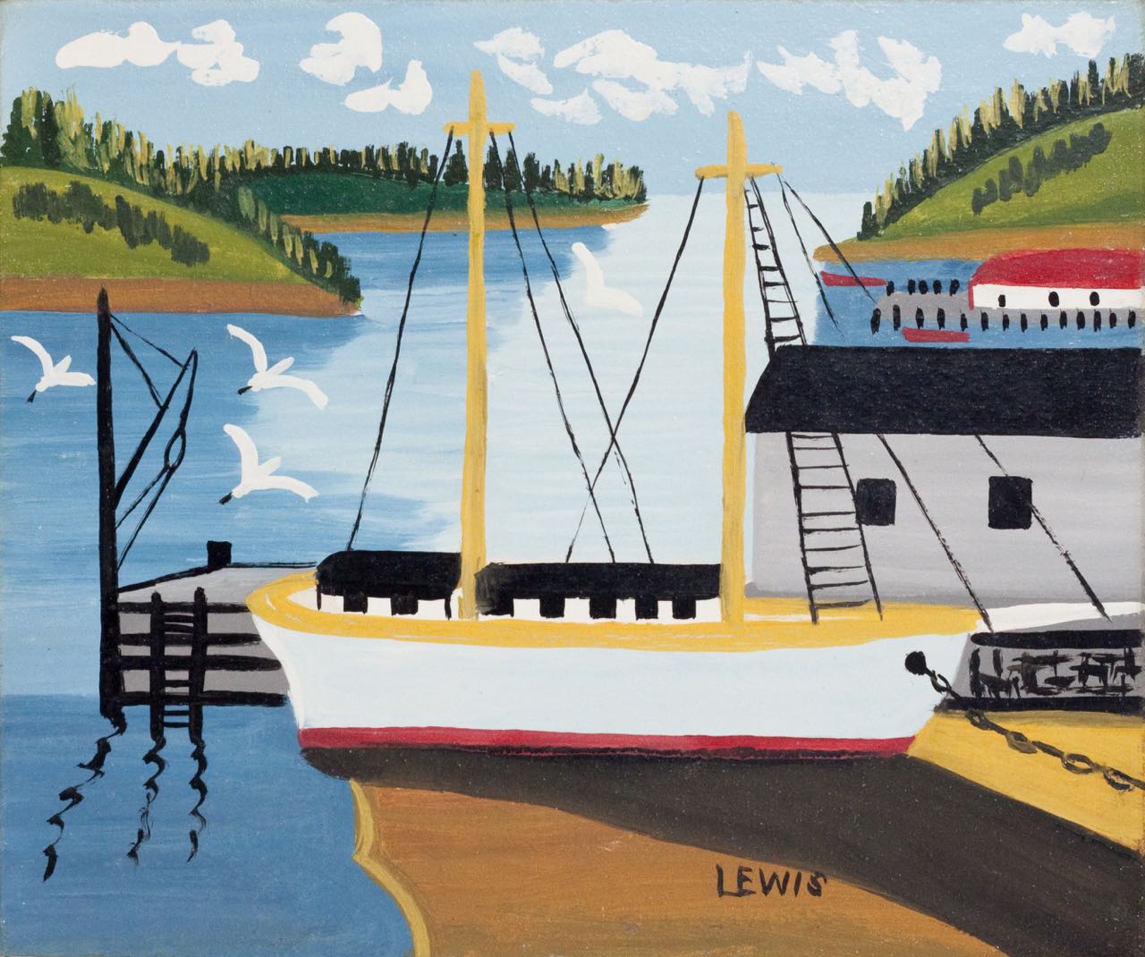 maud lewis boat painting